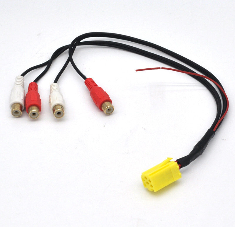 for Porsche Radio CDR220 CR220,CR22  CDR22 CR-31 Becker Preout cable aux speker