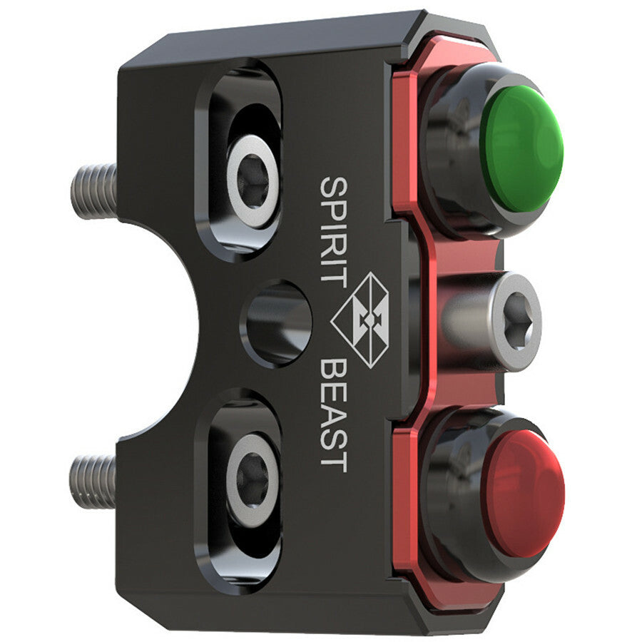 The new Switch features a dual-switch design with on/off buttons and a self-locking mechanism. n