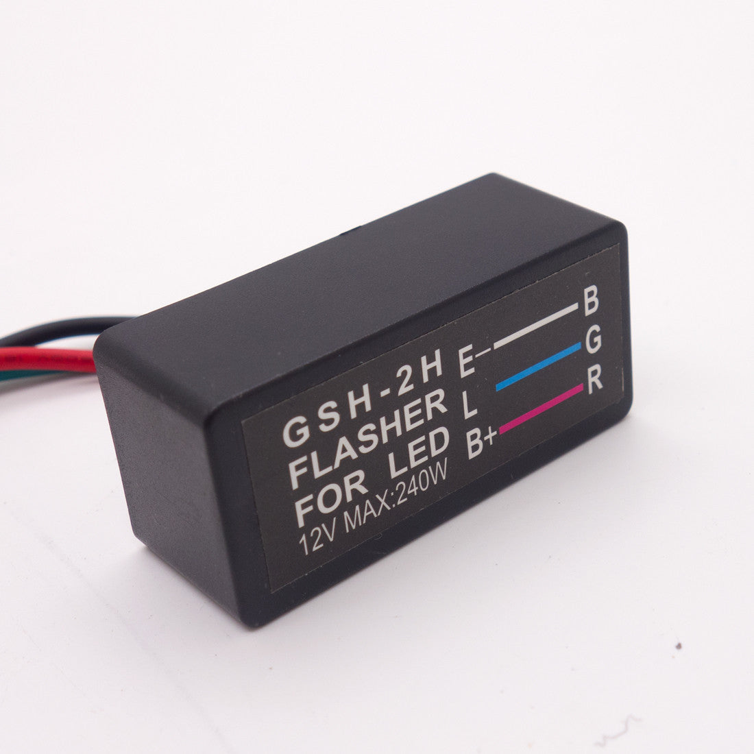 240W 3-Pin Turn Signal Flasher Relay For Motorcycle ATV Lamp LED Light DC 12V Q