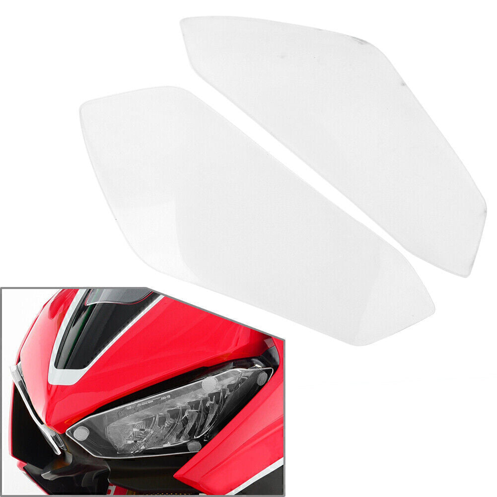 Clear Front Headlight Guard Shield Screen Lens Cover for HONDA CBR1000RR 17-2020 Q