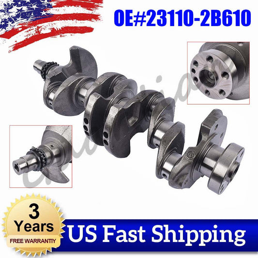 23110-2B610 Crankshaft for Kia Soul LX Base Rio SX LX EX for Hyundai for Veloster Accent