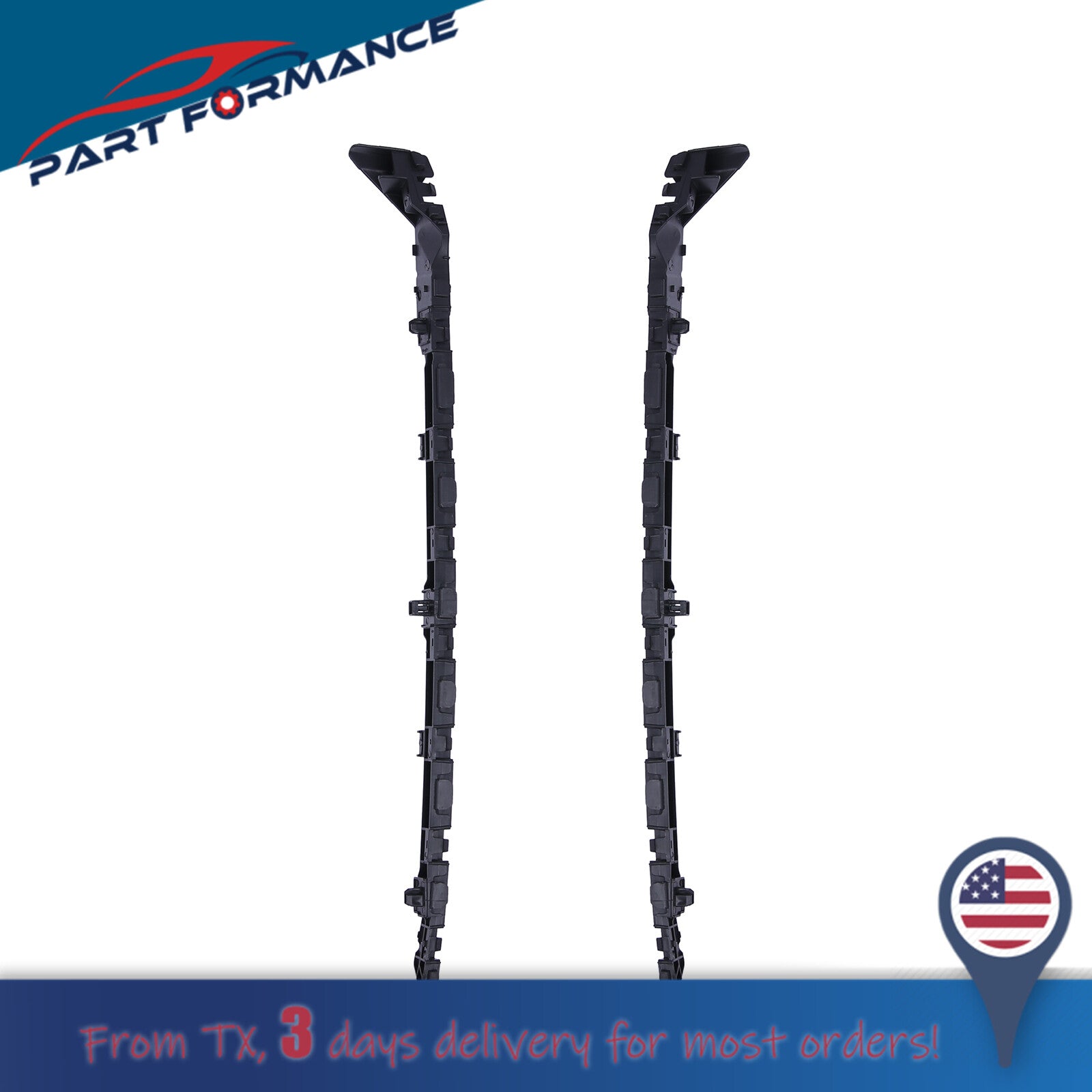 Rear Bumper Bracket for for Honda Accord 2013 - 2017 Right + Left Cover - v