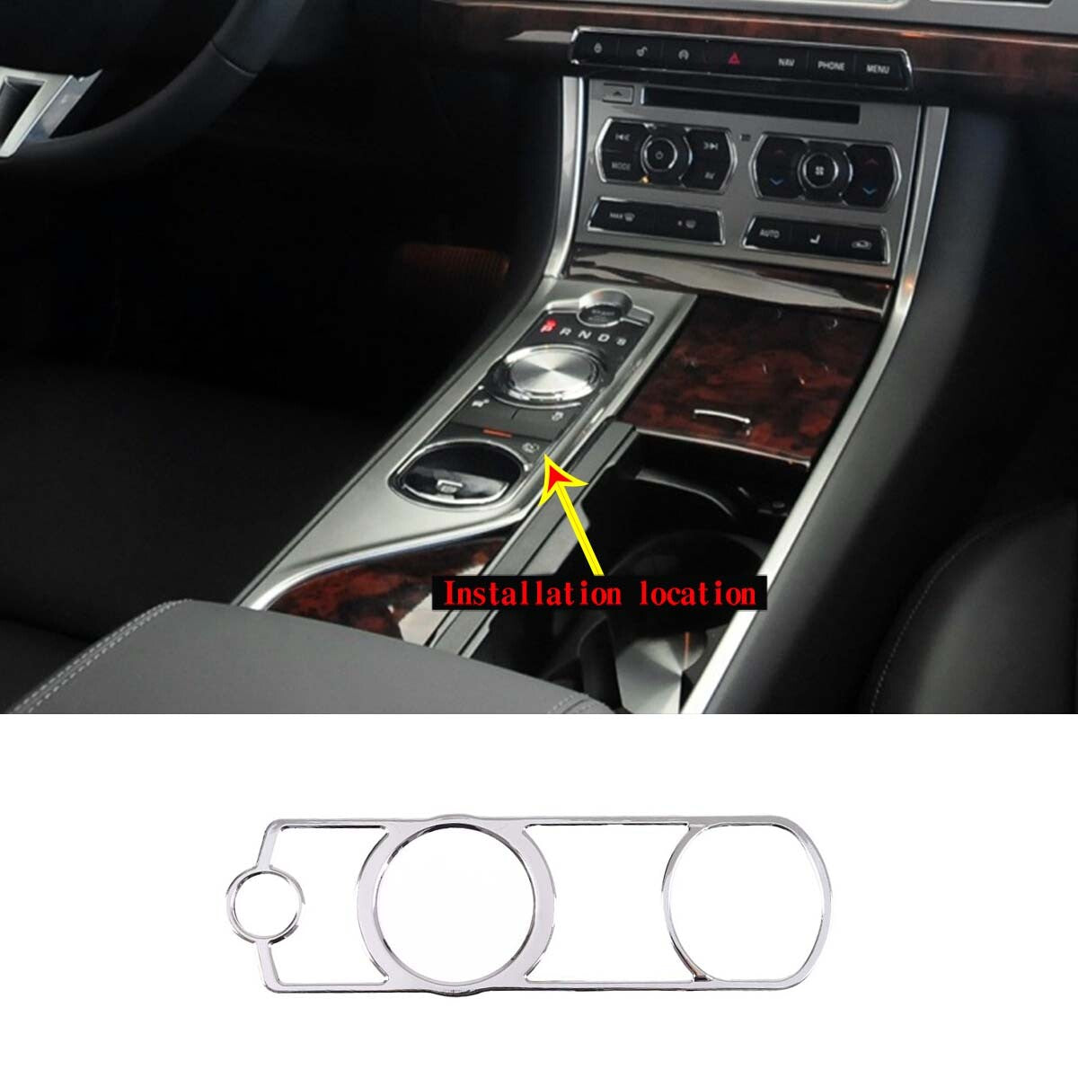 2-Piece Matte Black Inner Door Grab Handle Cover Trim for FJ Cruiser 2007-2021- v