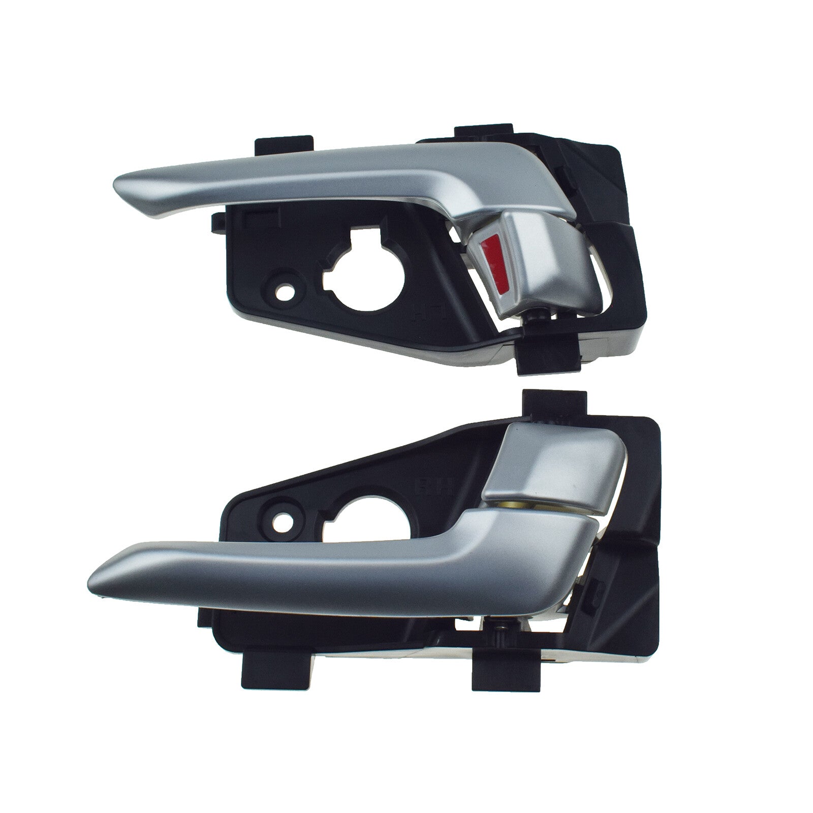 Silver front left and right interior door handles for Kia Picanto 2011-2016- v