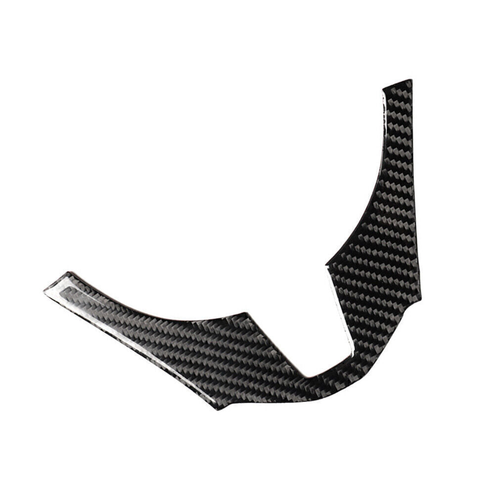 Carbon Fiber Interior Steering Wheel Cover Trim for Mazda 3 Axela 2014-2016
