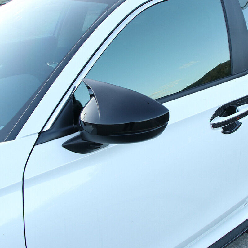 Gloss black side mirror cap trim for Honda for Civic 2022 - 2023