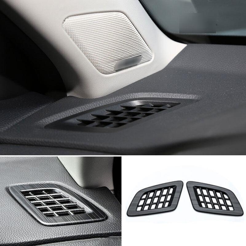 2023-2024 for Honda CR-V Black Wood Grain Dashboard A/C Air Outlet Vent Cover