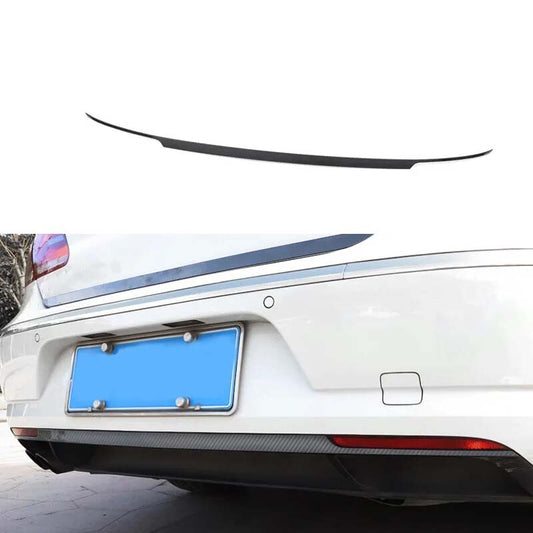 Steel Rear Bumper for Volkswagen CC Strip Protector Cover Carbon Fiber 2012-2017
