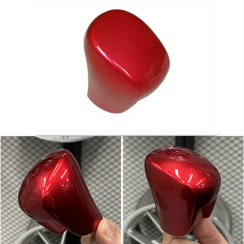 Red Chrome Gear Shift Knob Cover Trim Fit for Honda Accord 2023 2024 v