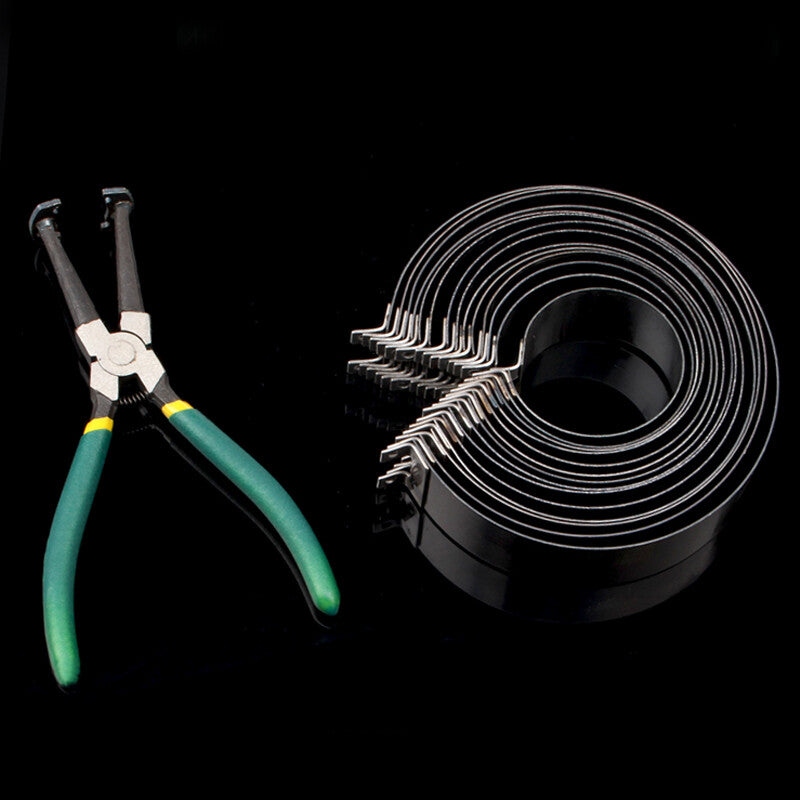 Automotive repair tools, piston ring compressor disassembly tools, widened component pliers - n