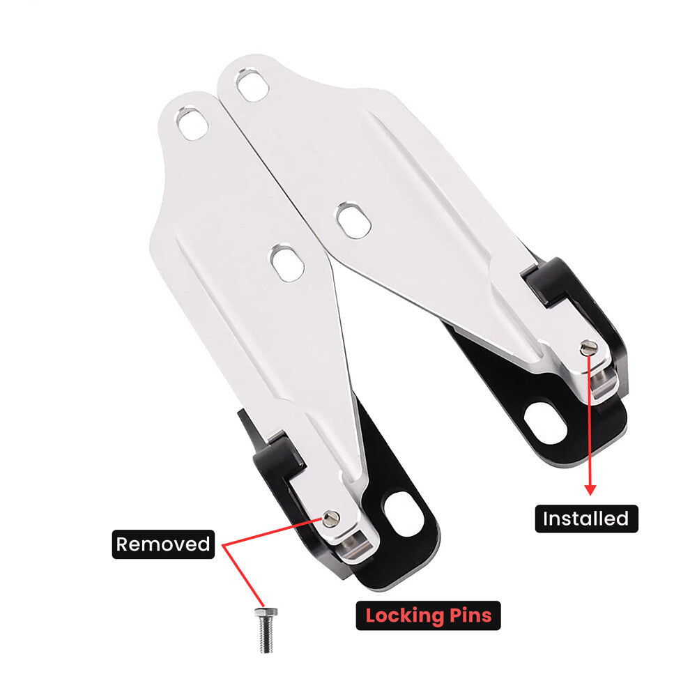 For 1996-2000 for Honda for Civic EK DC2 Billet Aluminum Quick Release Hood Hinge Latch