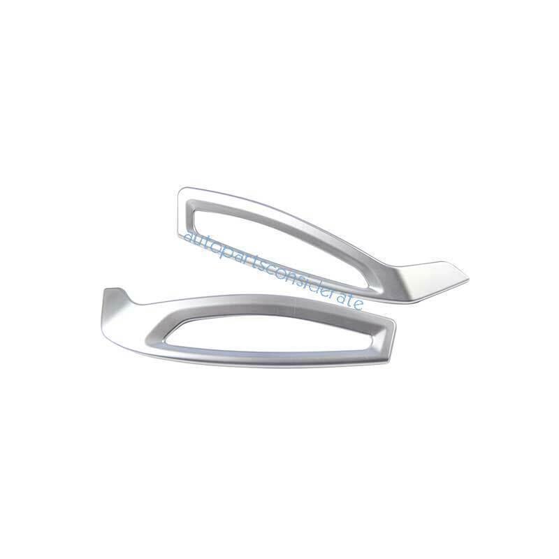 for Toyota CHR C-HR 18-22 Matte Silver Dash LR AC Air Outlet Vent Frame Trim 2P