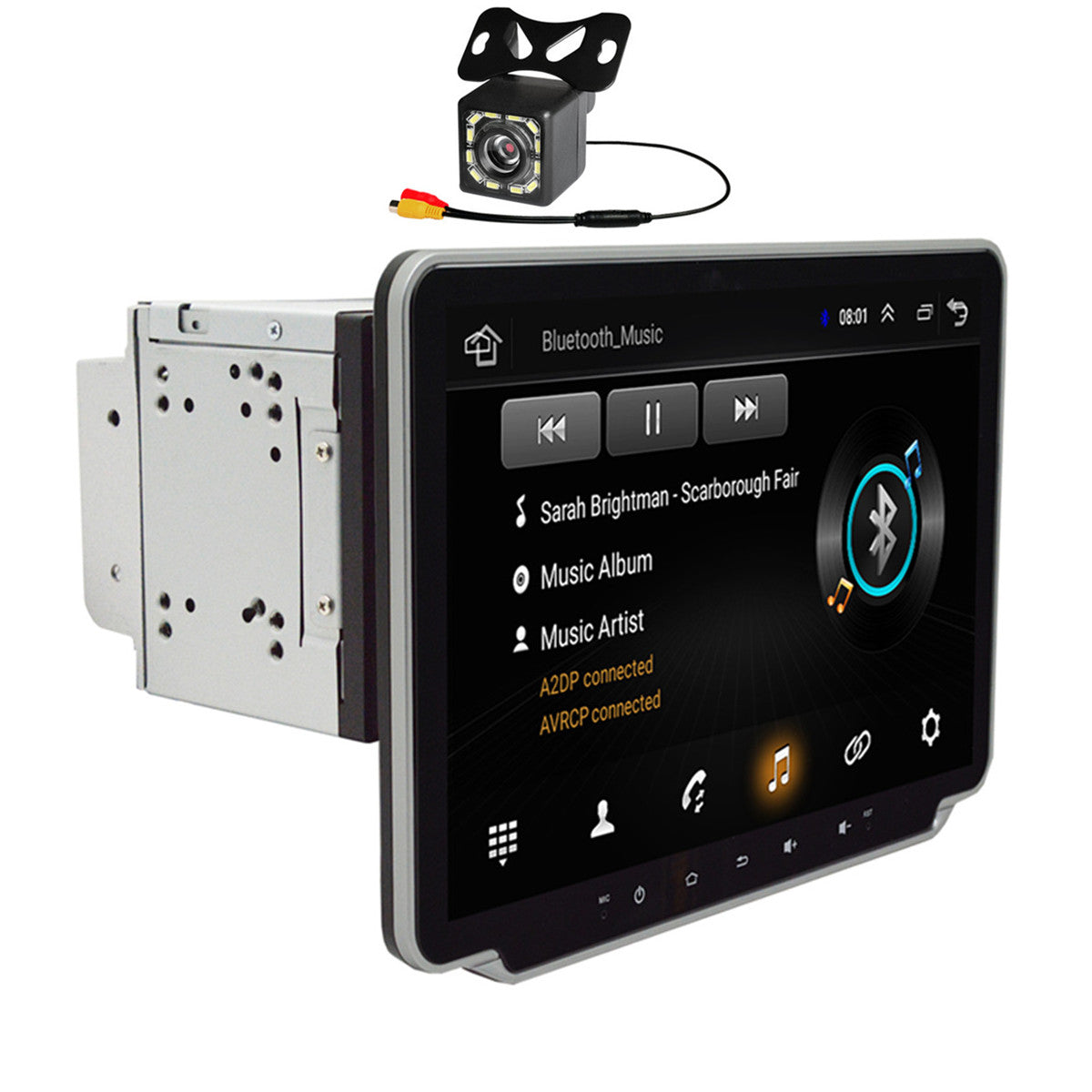 10.1in Touch Screen Car Stereo Radio Android 9.1 Wifi MP5 Player GPS Navigation