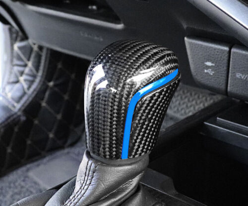 Real Carbon Fiber Gear Shift Knob Shifter Lever Replace for Toyota for Camry 2018-23