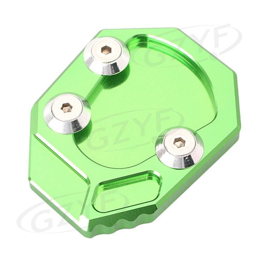 Side Kickstand Stand Foot Plate Extension Pad for Yamaha YZF-R1 2009-2012 Green Q