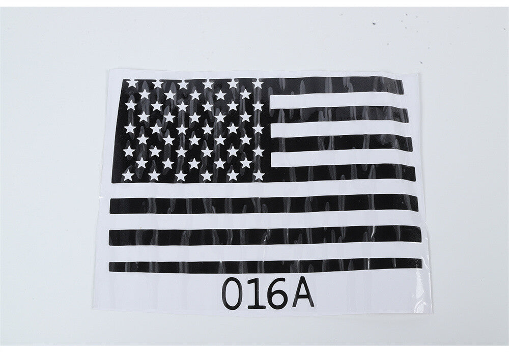 Rear Window Glass Middle Decal Sticker Trim for Jeep Gladiator JT 2020+ PVC Flag