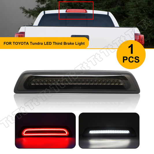 Fits 2007-22 for Tundra LED Third Tail Brake Light Stop Cargo Light Smoked - v