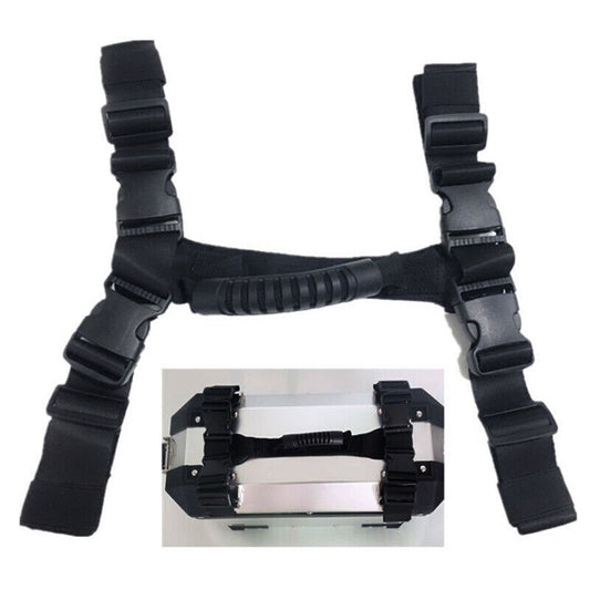 Motorcycle aluminum tail box side shell handle with luggage rope suitable for F800GS- n