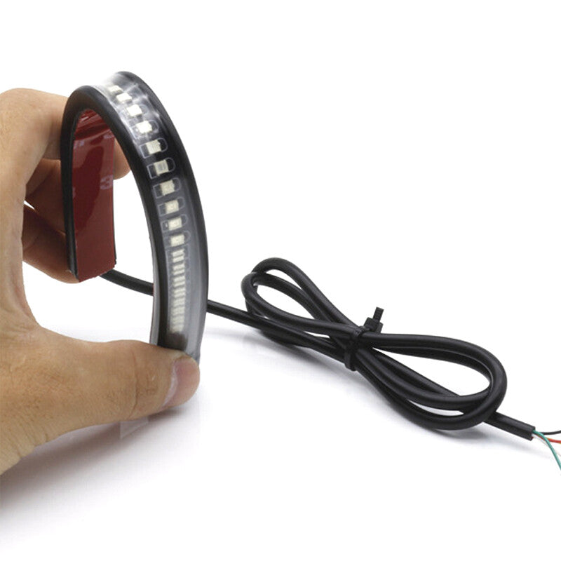 48SMD Motorcycle and Bicycle LED Strip Lights, Brake Lights, Turn Signal Lights, License Plate Lights n