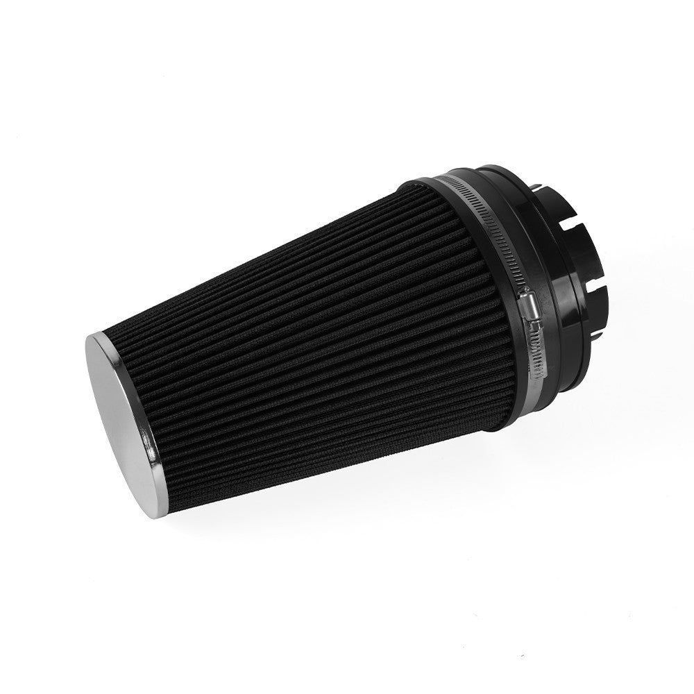 Black 4102mm Long High Flow Inlet Cone Dry Filter Cold Air Intake Replacement Q