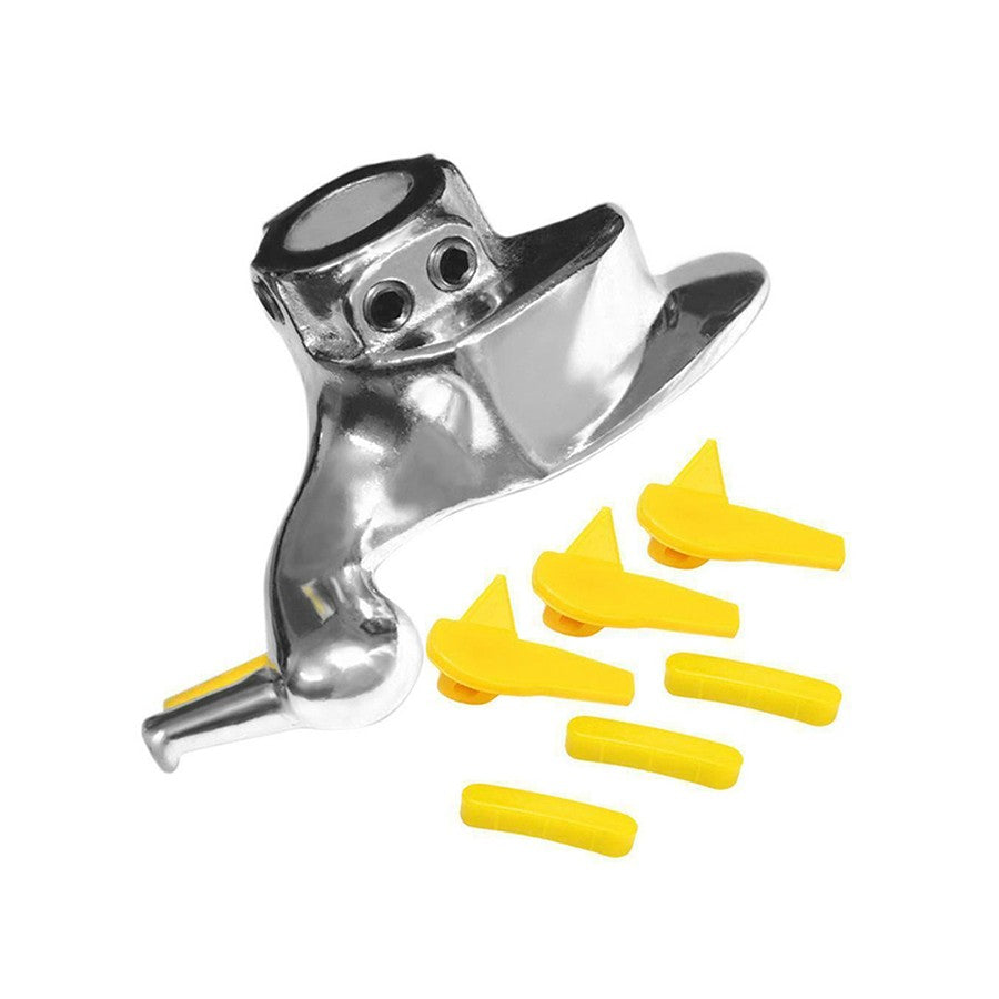 30mm Stainless Car Tire Changer Mount Demount Duck Head Tool w/ Protective Pads