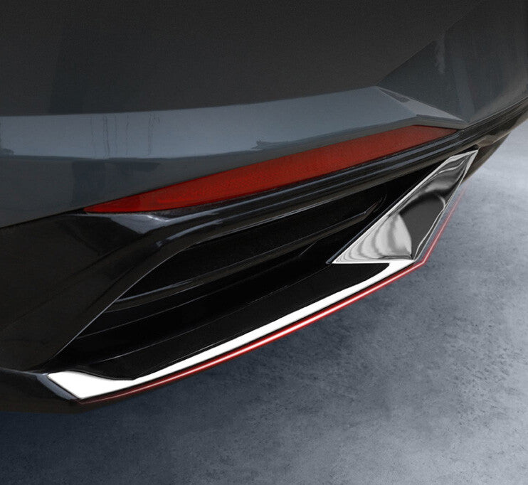 Piano Black Front Bumper Grille Logo Strip Cover For Highlander 2020-2023 v