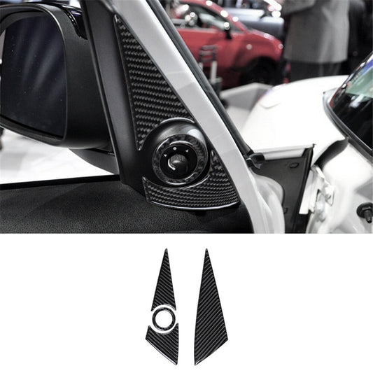 Rear Cigarette Lighter Panel Trim Interior Carbon Fiber for Audi Q7 2016-2019 v