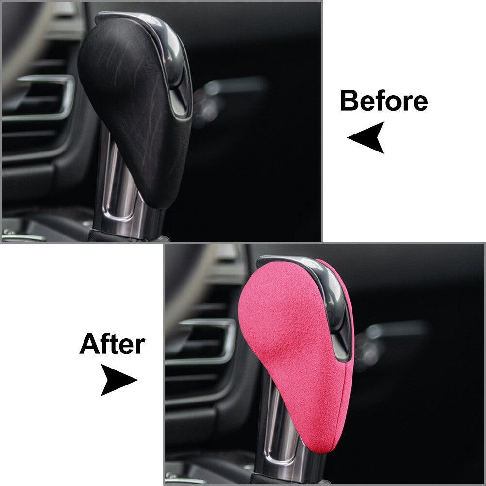 Gear Shift Knob Cover Trim fit for Porsche Macan for Panamera 718 for 911 Boxter Cayman Q