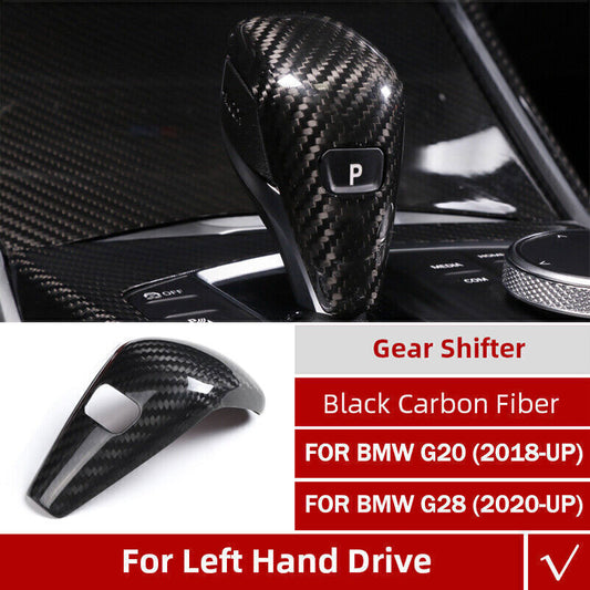 Real Carbon Fiber Gear Shift Knob Trim Cover For G20 G22 X3 X4 2019-2023 n