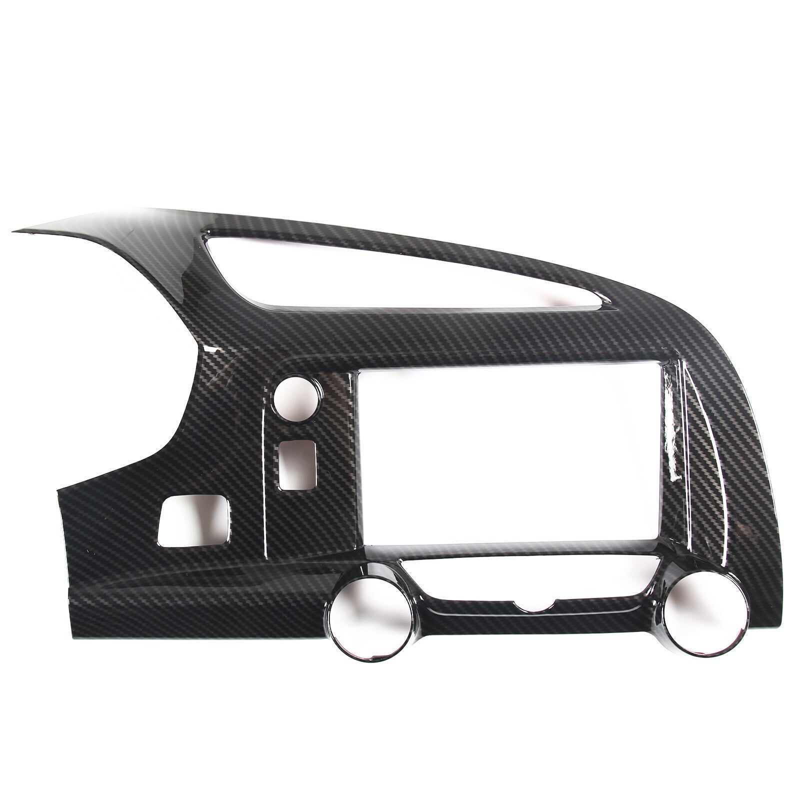 For Outlander 2022 2023 Carbon Fiber Rear Water Cup Holder Cover Trim- v