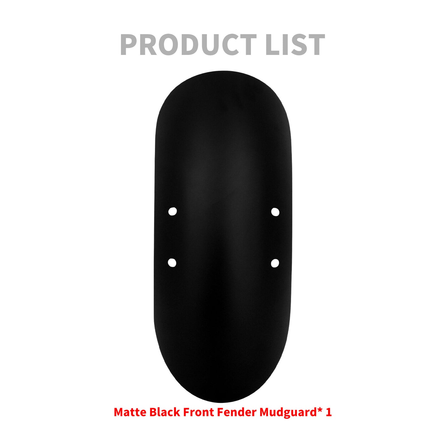 Matte Black Front Fender Mudguard Cover Fit for Harley Forty Eight 48 1200 10-22