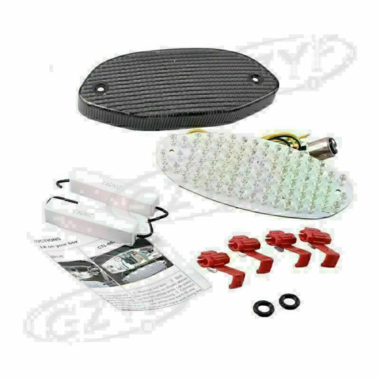 Rear LED Tail Brake Lamp Taillight Running Light Smoke Lens Fit for BMW F650CS 01-04