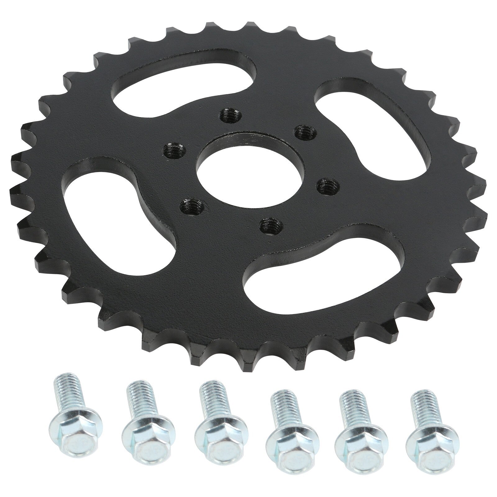 530 chain, 32T rear sprocket, 37mm, suitable for GY6 125 150 200 250cc all-terrain bikes, four-piston sprockets.