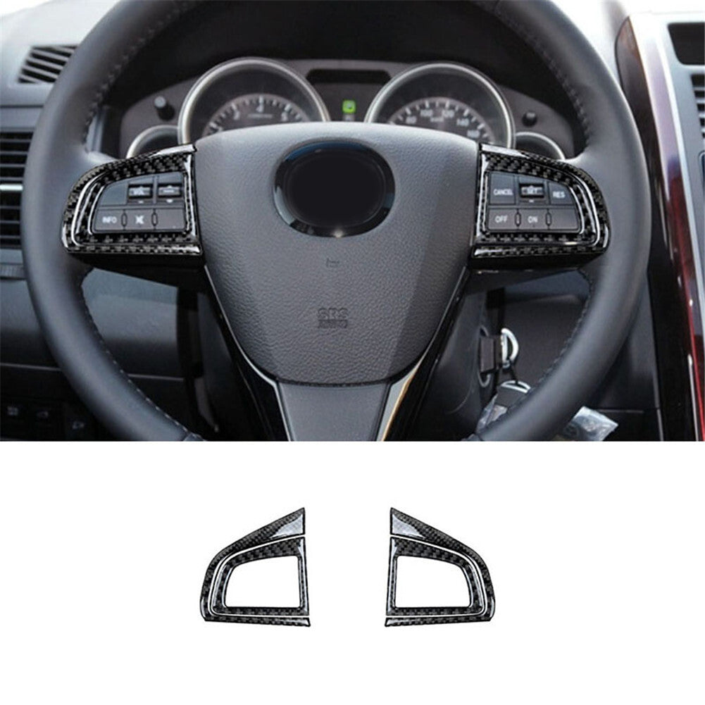 5 Carbon Fiber Interior Dashboard Vent Trim for Honda CR-V CRV 2017-2022- v