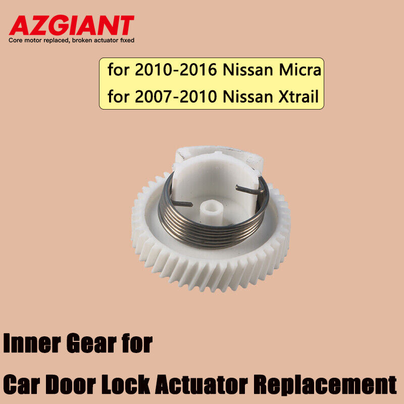 Automotive door lock actuator gears are suitable for Nissan X-trail 2007-2010 and for Nissan Micra 2010-16