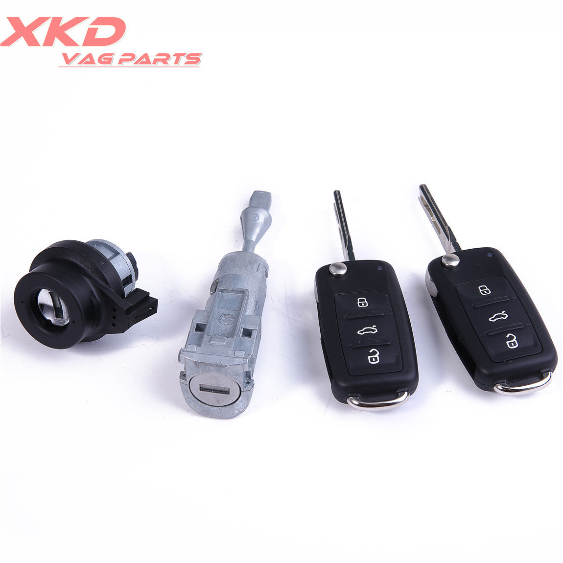 Car lock and key set suitable for Volkswagen for Jetta MK6 MKVI 5C6800375