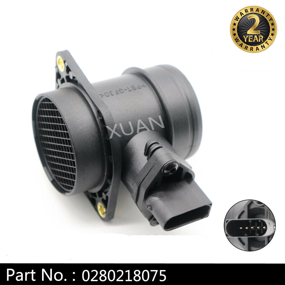 0280218075 new flow sensor suitable for BMW 116i, 316i, 318i, ti, Ci, E81, E46, E90