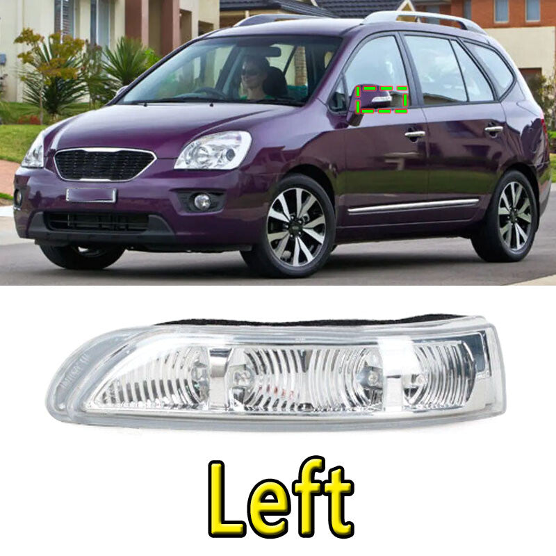 Applicable to for Kia Rondo Carens 2009 2010 - 2012 Side Mirror Signal Light (Amber Light on the Left)