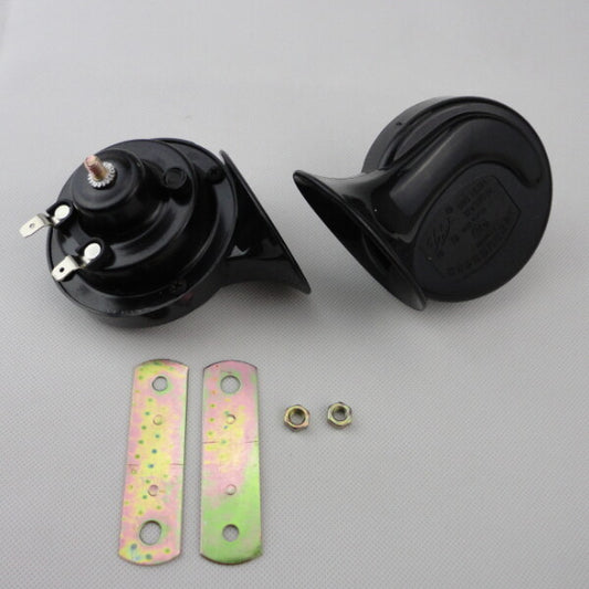 Snail Car Horn, 12V Dual-tone Snail Universal Electric Horn v