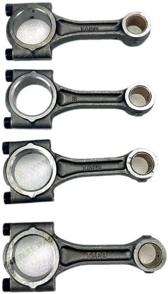 4 sets of door handle end caps with seals suitable for Citroen C2 and C3 (black) 18863 B