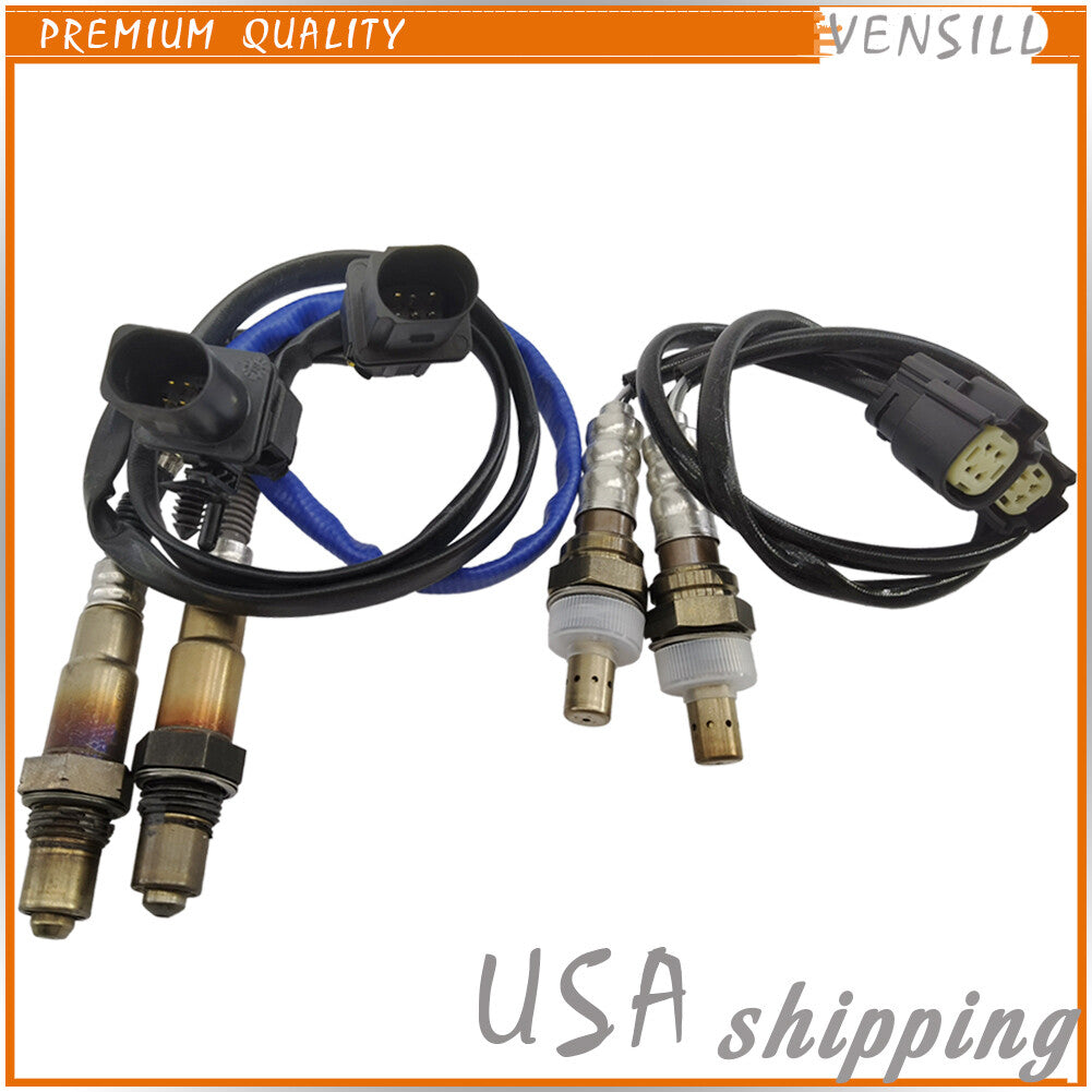 Set of 4X Up+Downstream Oxygen Sensor for 2011-2014 for Ford F-150 3.5L Turbocharged