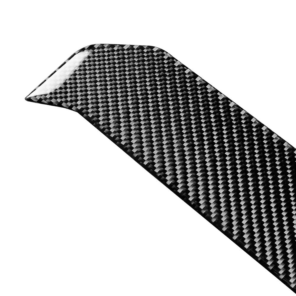 2X Carbon Fiber Front Headlight Eyebrows Cover Trim For 718 2016-2022 v
