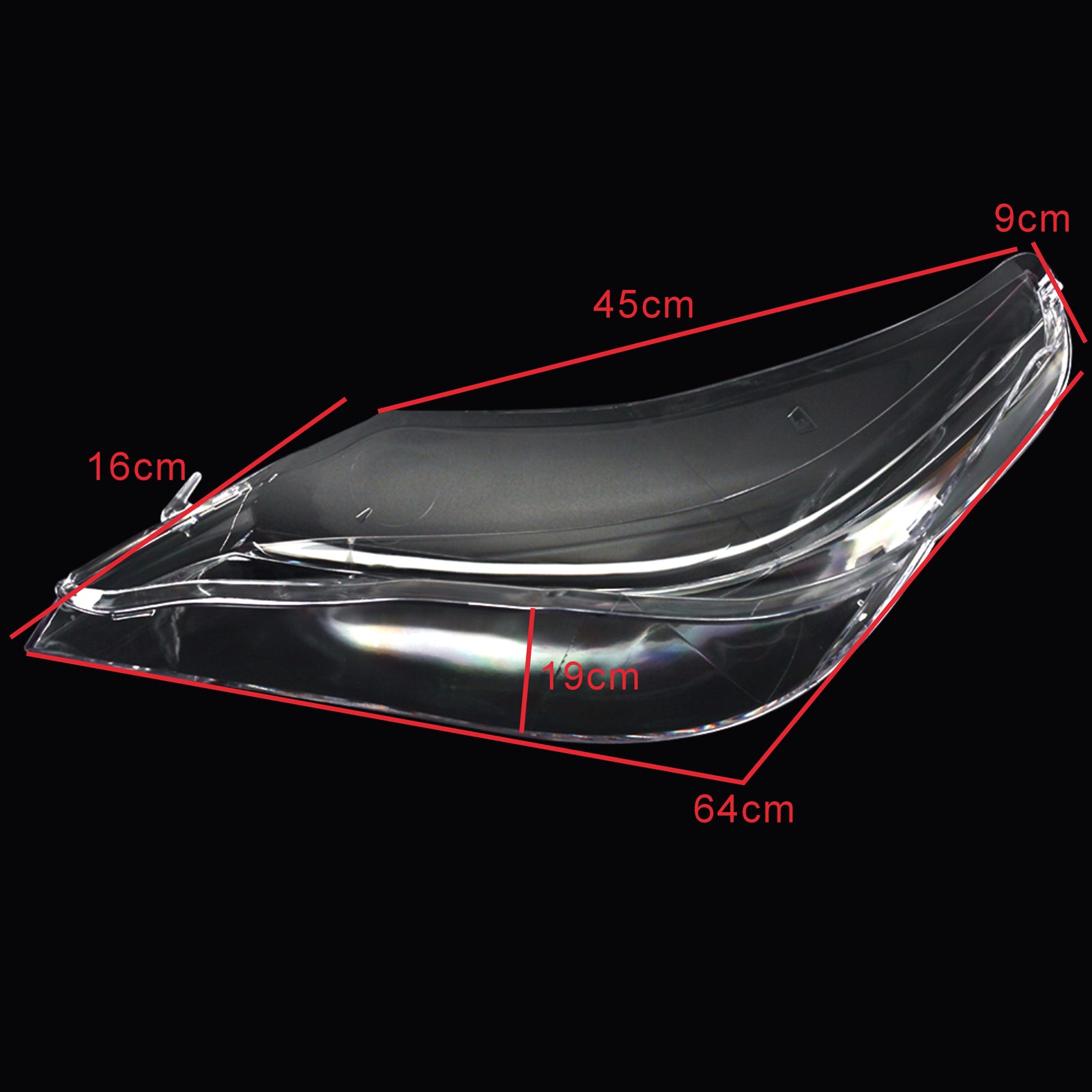 Left headlight lens cover for BMW E60, E61, 5 Series, 525i, 530i