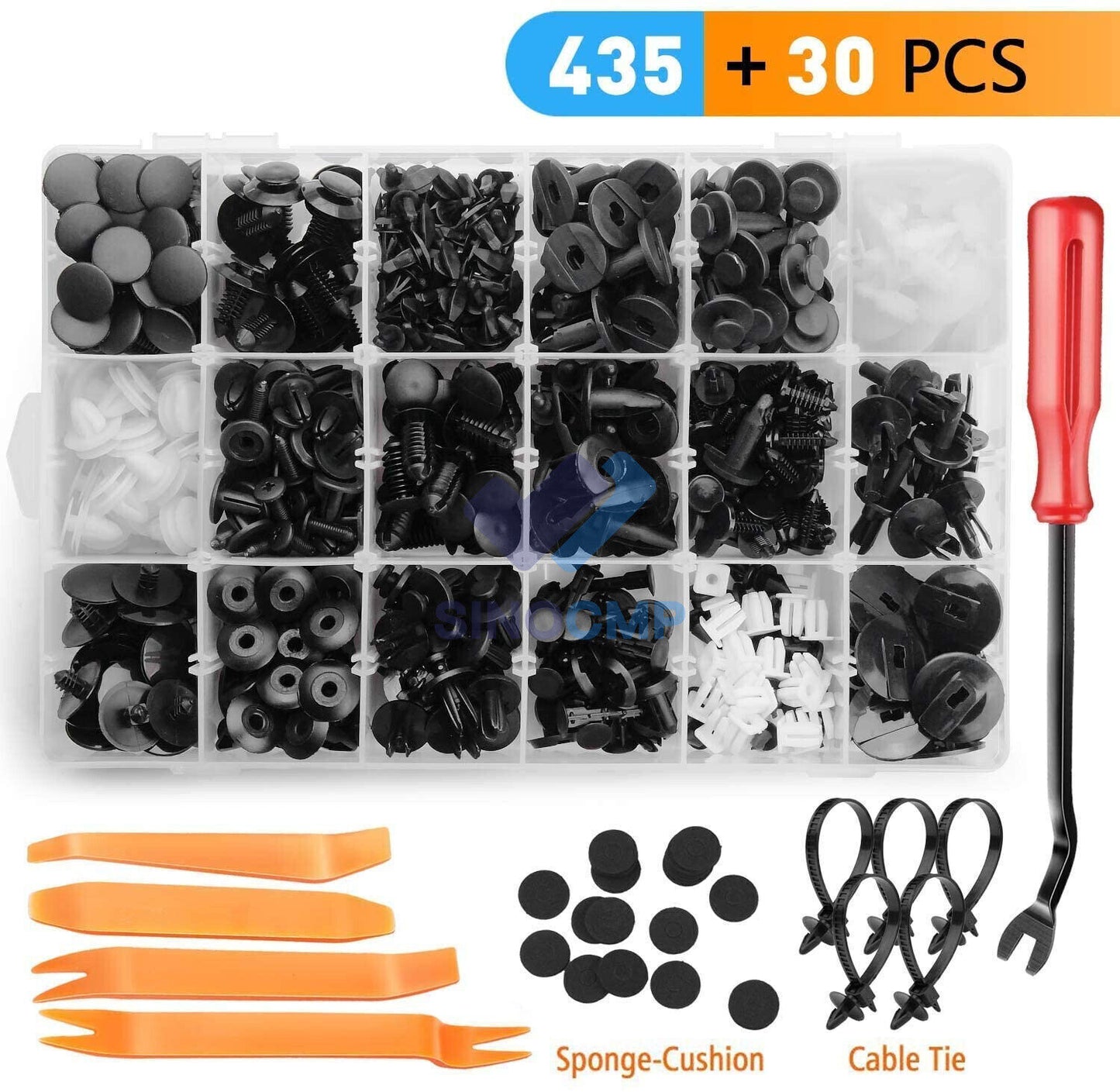 Fastener Tool Retainer Pin Push Trim Bumper 435 Car Clips Fender Body Plastic n