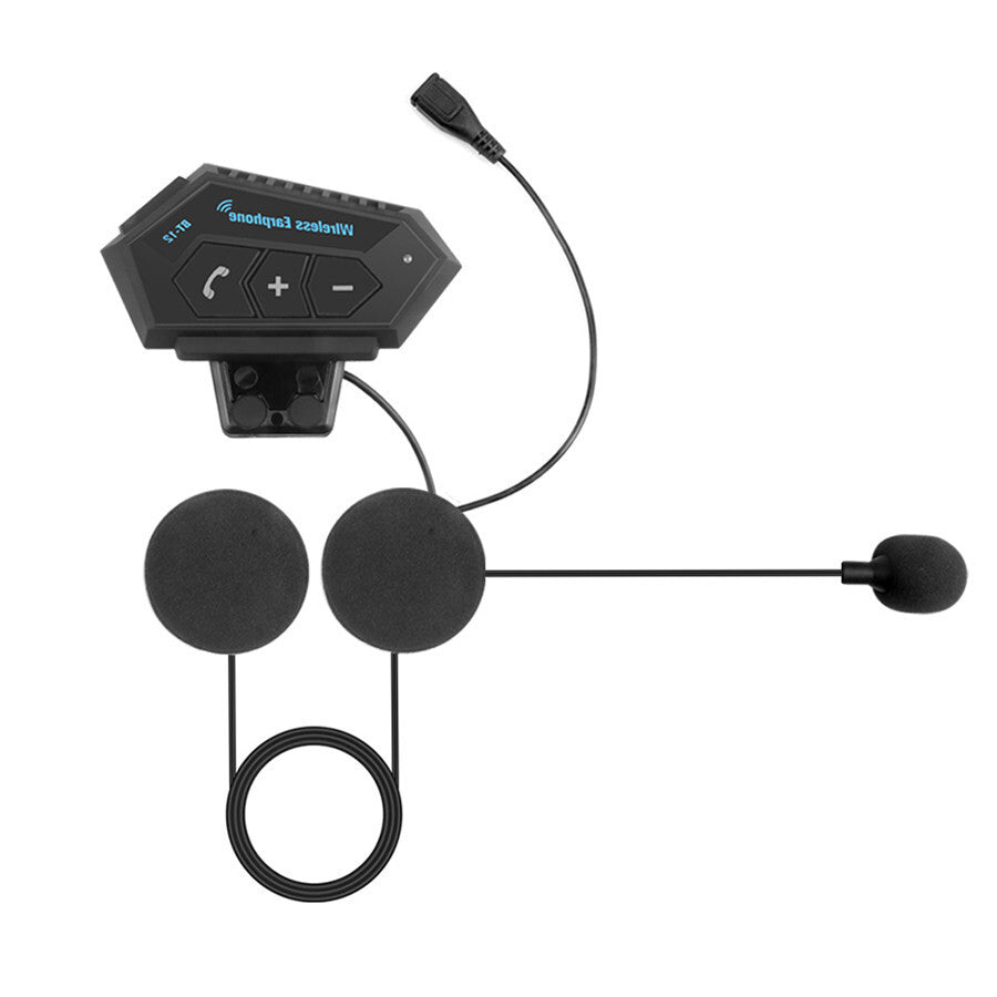 Bluetooth Wireless Motorcycle Helmet Headset Headphone Speaker Handfree Call Kit Q