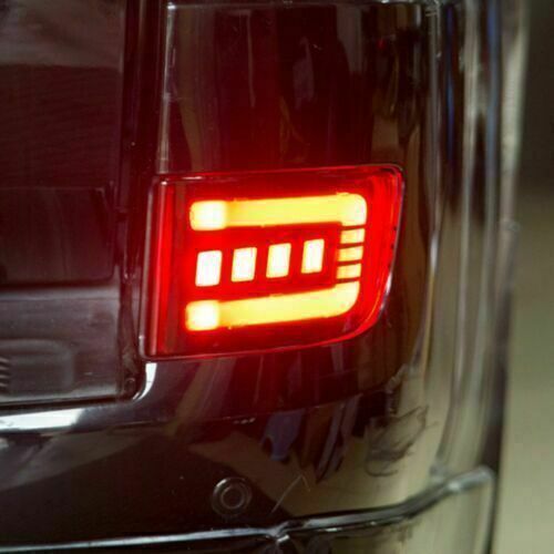 Rear Bumper LED Tail brake Fog light ABS For 2016-2021 for Toyota for Land Cruiser LC200
