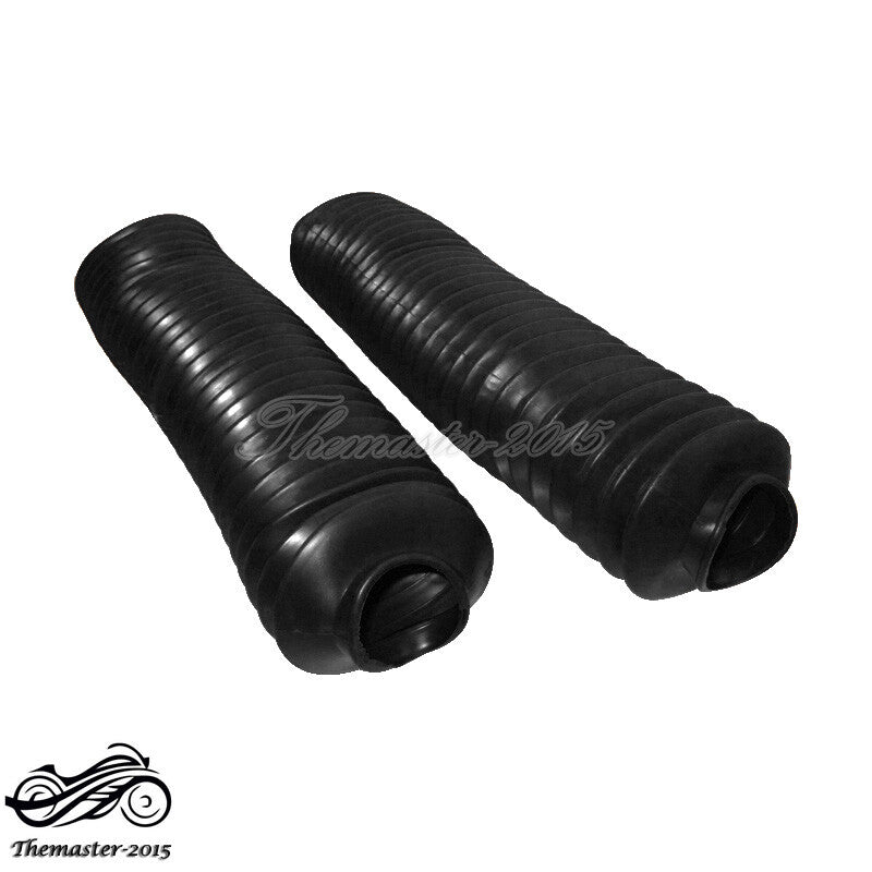 340mm Front Fork Boots Shock Covers Protector Rubber Dust Gator Guard Gaiters Q