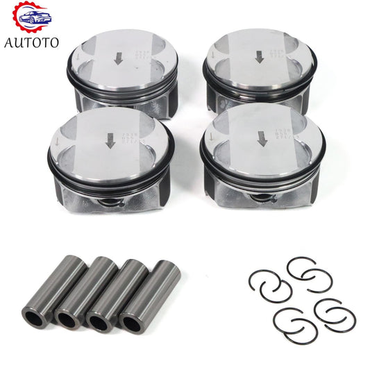 4X Piston  Rings Kit 12578324 Fits For Impala for Chevy Captiva Cobalt Equinox HHR