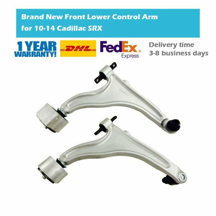 Pair Front Lower Control Arm w/Ball JointsBushings Fit for Cadillac SRX 2010-2016