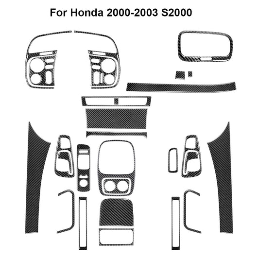 Red Carbon Fiber Rear Door Inner Panel Trim Cover for KIA Sedona 2015-2016 v